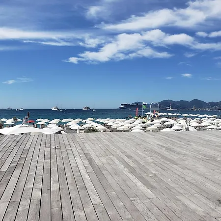 Vue & Balcon Dans Exceptionnelle Belle Epoque La Californie דירה קאן