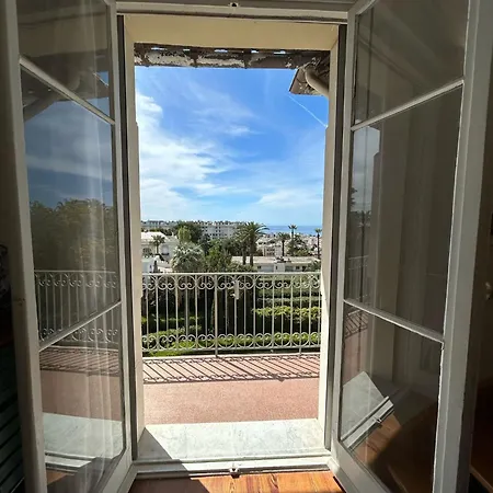 Vue & Balcon Dans Exceptionnelle Belle Epoque La Californie * קאן